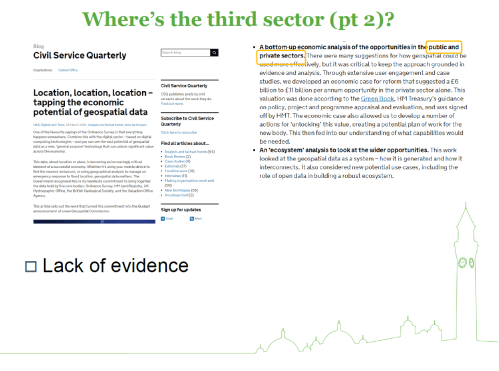 Where's the third sector